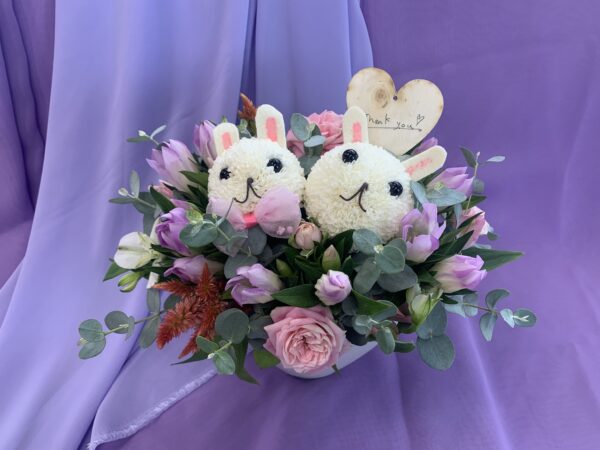 敬老の日アレンジメント～うさぎちゃん～