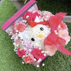 ネコちゃんのリボンアレンジ