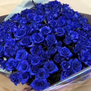 ＢＬＵＥ ＲＯＳＥ１０８本の花束