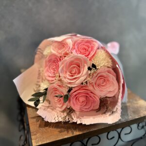 ソープフラワー　ローズブーケpink