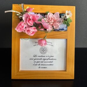 プリザーブドフラワー　フレームpink