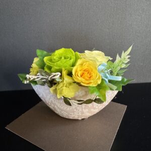 プリザードフラワー　yellow